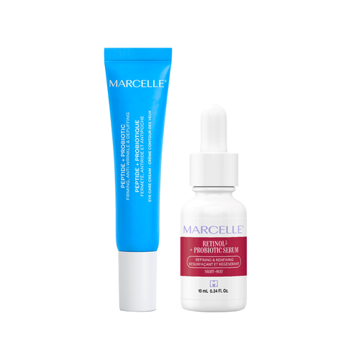 Duo - Peptide + Probiotique crème contour yeux + Sérum de nuit retinol³ + probiotique