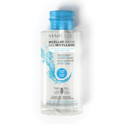 Duo - Eau micellaire hydrofuge + tampon réutilisable