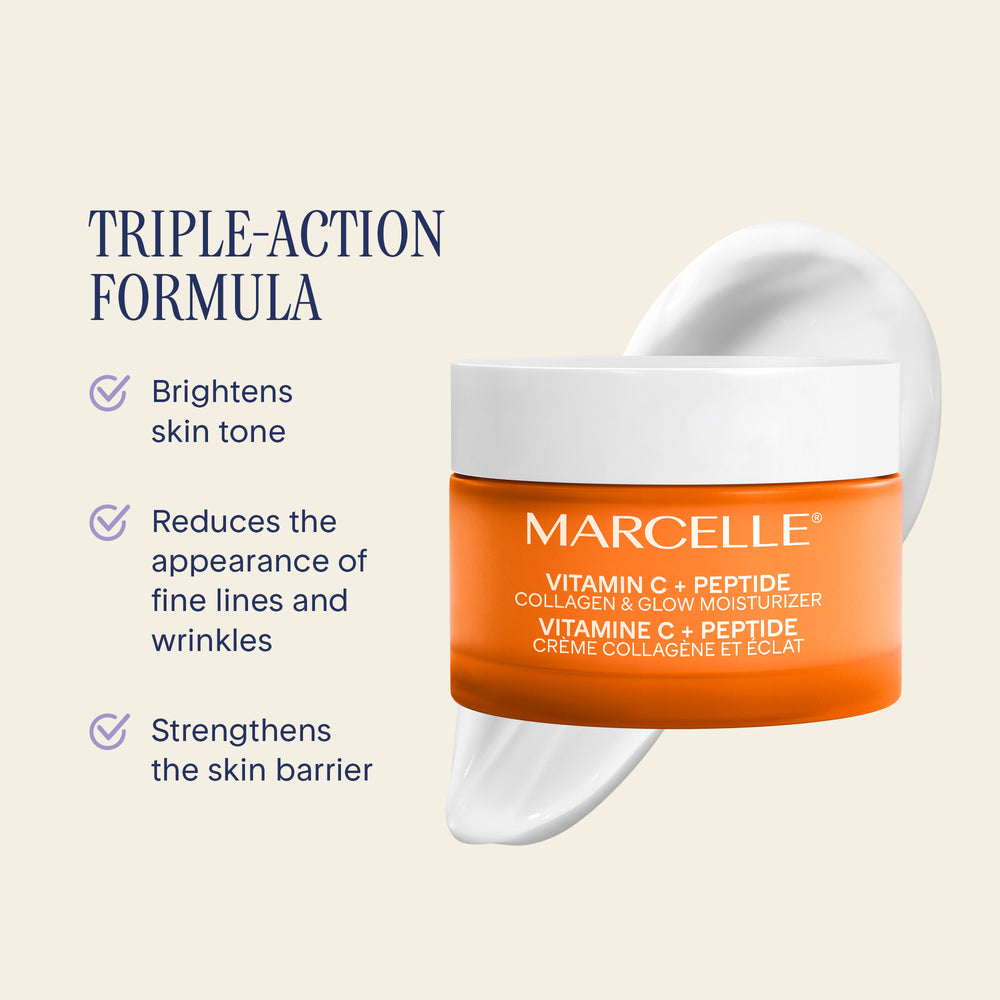 Vitamin C + Peptide Collagen & Glow Moisturizer with Clari-T Sample
