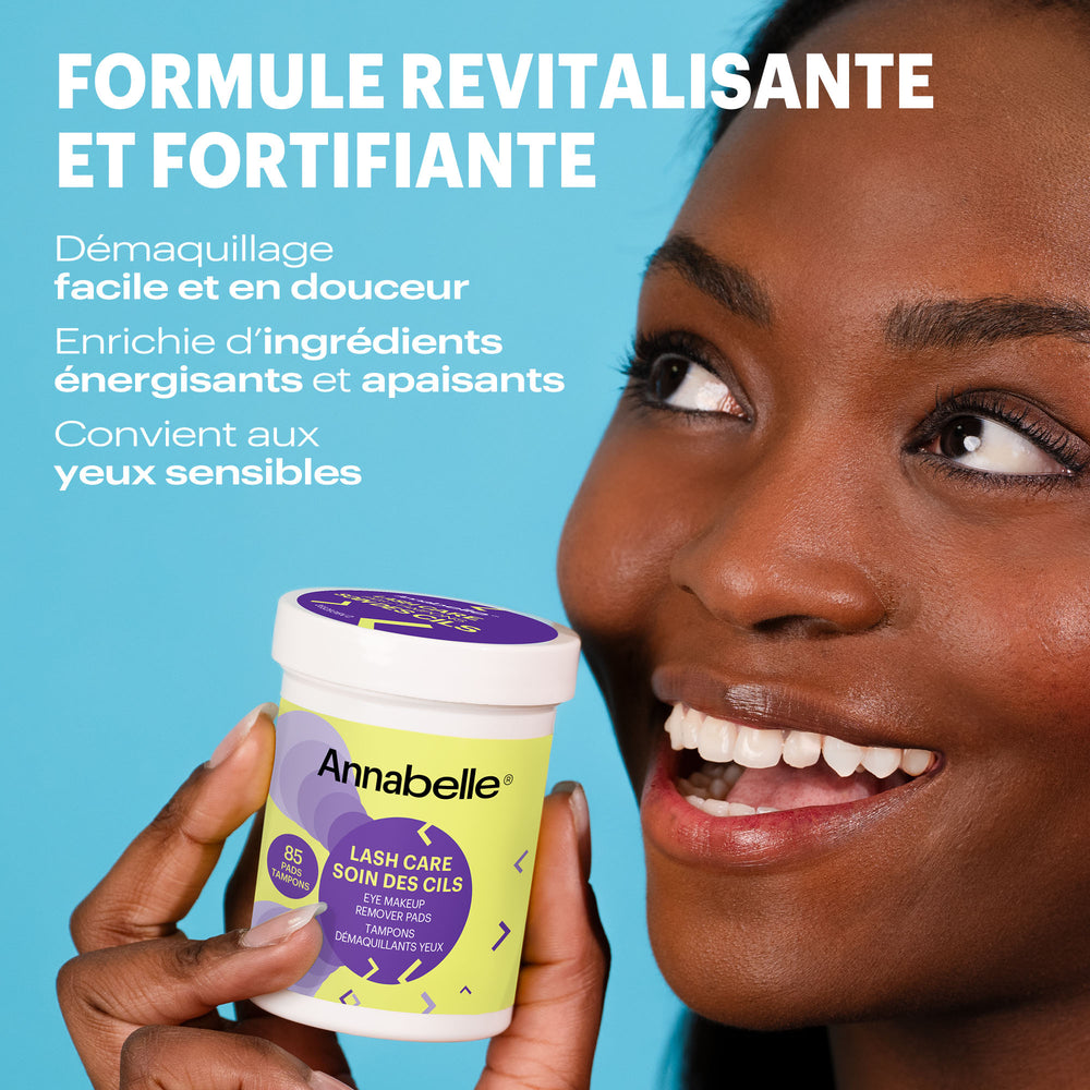 Duo - Tampons démaquillants pour les yeux anti-poches et soins des cils