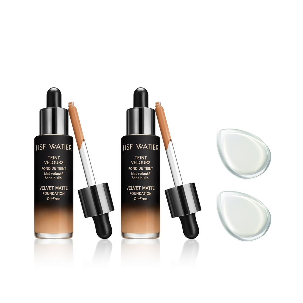 Ensemble Teint Velours + Éponge Perfection silicone