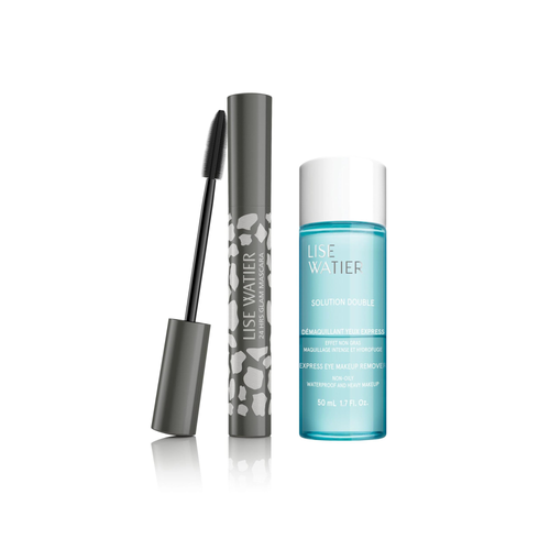 Duo - 24 HRS Glam Mascara + Solution Double Démaquillant Express
