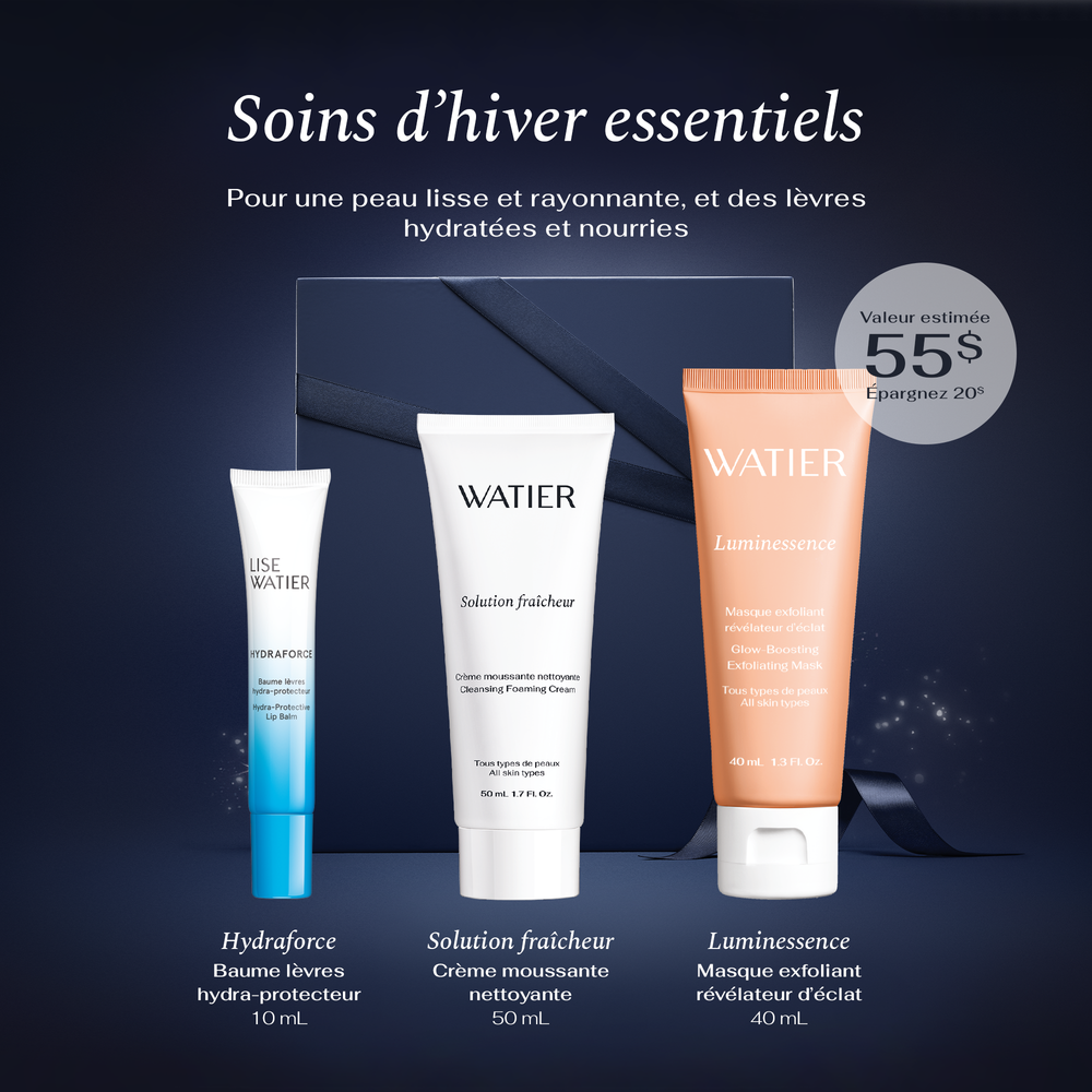Coffret soins d'hiver essentiels visage et lèvres