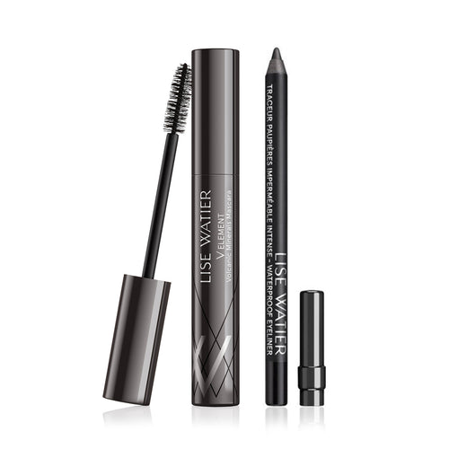 Duo - V ELEMENT Volcanic Minerals Mascara & Traceur Paupières Imperméable Intense
