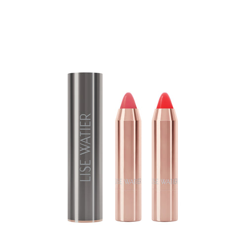 Rouge Gourmand Glow Duo baume à lèvres hydratant - Melon Sorbet + Granita