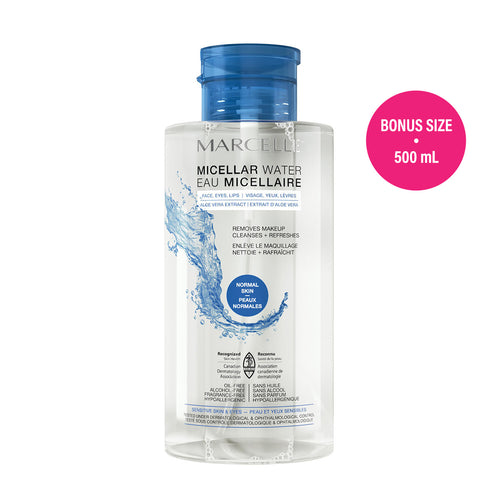 Eau micellaire - peaux normales - 500 mL