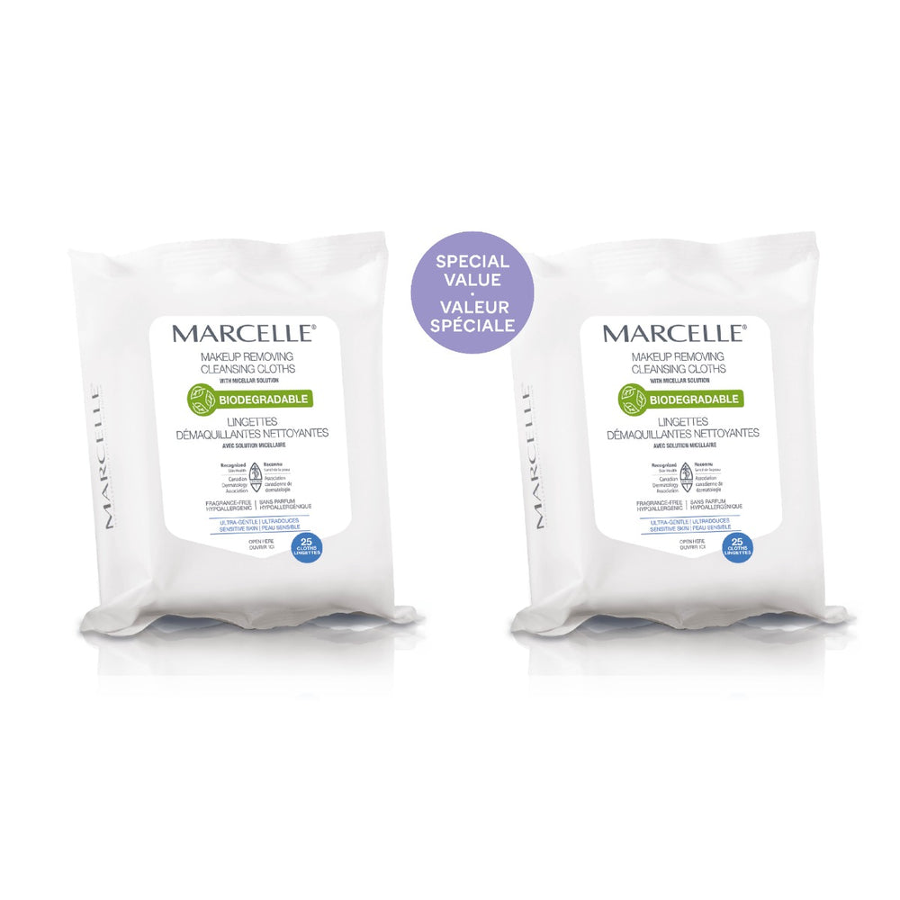 Duo - Lingettes Démaquillantes Ultradouces