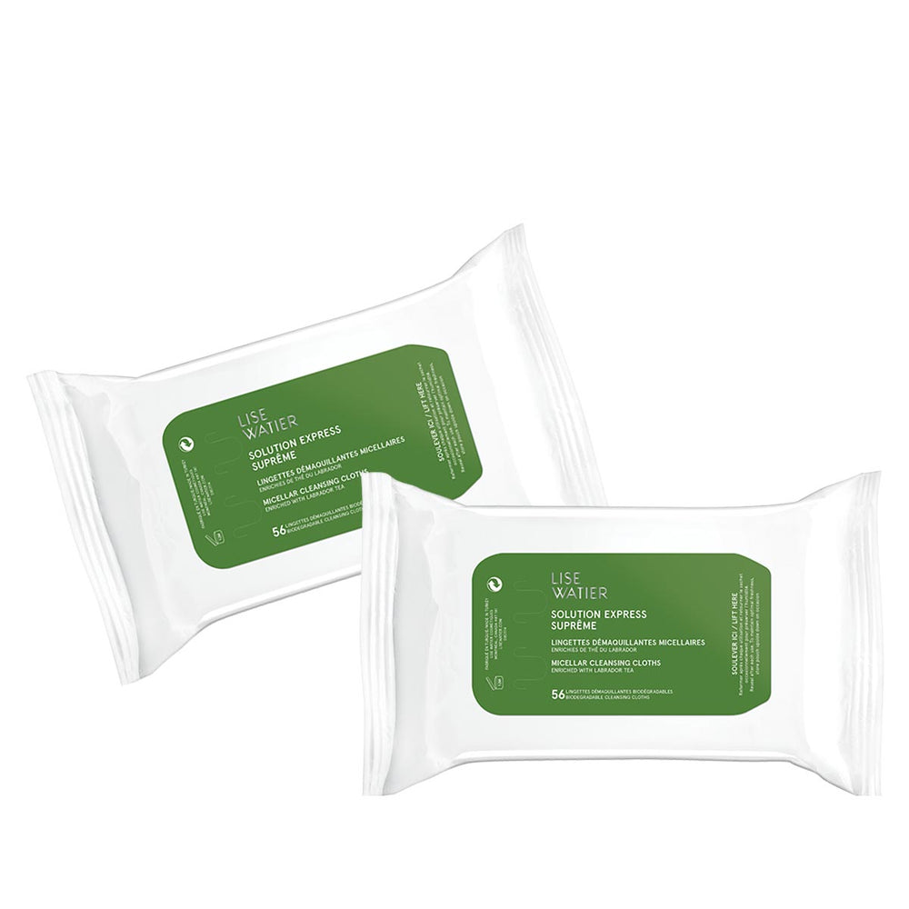 Duo Lingettes Solution Express